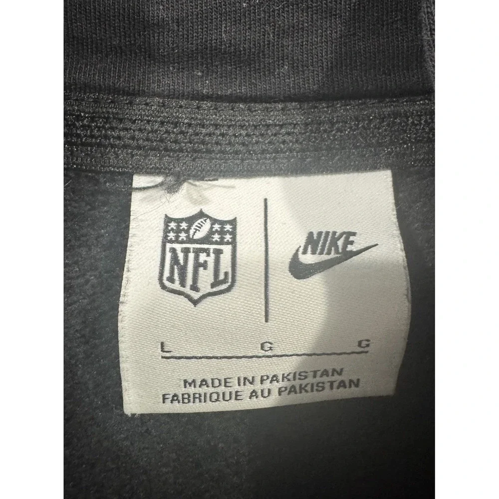 Nike Pittsburgh Steelers Sideline Hoodie Mens Large Black Fleece NFL Sweatshirt